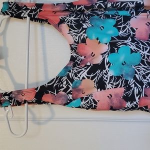 Shore Shapes One Piece Flowered Swimsuit in Size 10